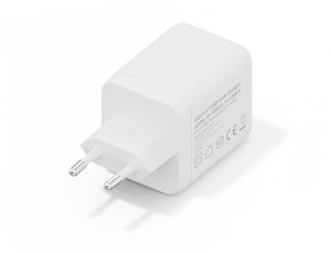 Ładowarka DIGIT Ładowarka sieciowa zasilacz 100W 2x USB-C, 1x USB-A, biała 3