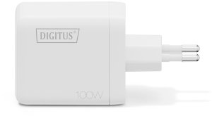 Ładowarka DIGIT Ładowarka sieciowa zasilacz 100W 2x USB-C, 1x USB-A, biała 6