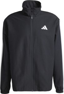 Dres męski adidas Sportswear Basic 3-Stripes Woven TT Track Suits czarny JI8849 3XL 3