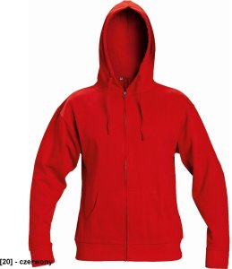 CERVA NAGAR - bluza z kapturem ściąganym sznurkiem 80% bawełna, 20% poliester - biały/jasnoszary 3XL 3