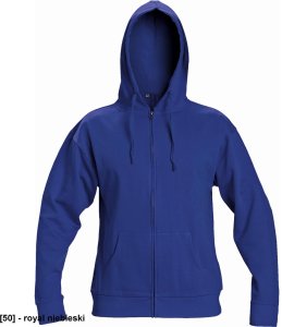CERVA NAGAR - bluza z kapturem ściąganym sznurkiem 80% bawełna, 20% poliester - biały/jasnoszary 3XL 5