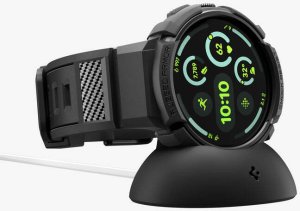 Spigen Rugged Armor Pro + Stand, matte black - Google Pixel Watch 4 45mm 13