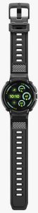 Spigen Rugged Armor Pro + Stand, matte black - Google Pixel Watch 4 45mm 3
