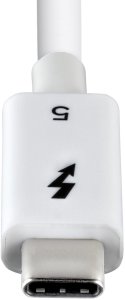 50CM THUNDERBOLT 5 CABLE WHITE/80GBPS/120GBPS/8K 60HZ/240W - WH 4