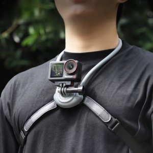 UCHWYT NA SZYJĘ Z MOCOWANIEM GOPRO DO KAMER M.IN. GOPRO HERO, DJI ACTION 5 PRO, OSMO 360 5
