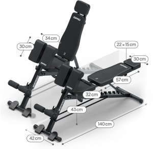 Zipro Core Control Wielofunkcyjna ławka pod hantle z modlitewnikiem 6
