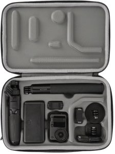 TORBA ETUI CASE COMBO FUTERAŁ DO DJI OSMO ACTION 6 / 5 PRO / 4 / 3 + AKCESORIA (CZARNY) 6