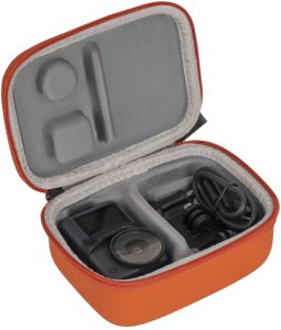 SunnyLife FUTERAŁ CASE ETUI OCHRONNE DO DJI OSMO ACTION 6 / 5 PRO / 4 / 3 + AKCESORIA (POMARAŃCZOWY) 4