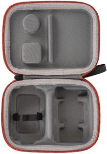 SunnyLife FUTERAŁ CASE ETUI OCHRONNE DO DJI OSMO ACTION 6 / 5 PRO / 4 / 3 + AKCESORIA (POMARAŃCZOWY) 5