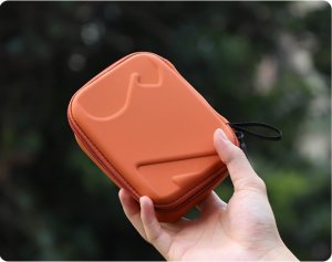 SunnyLife FUTERAŁ CASE ETUI OCHRONNE DO DJI OSMO ACTION 6 / 5 PRO / 4 / 3 + AKCESORIA (POMARAŃCZOWY) 10