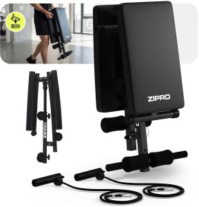 Zipro Sixbox Ławka skośna do ćwiczeń mięśni brzucha składana z regulacją 4