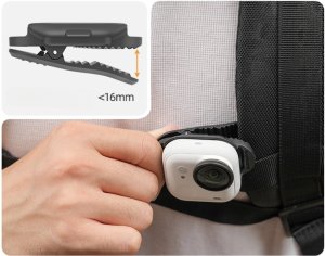 MAGNETYCZNY KLIPS UCHWYT MONTAŻ PIONOWO POZIOMY DO KAMERY INSTA360 GO ULTRA 7