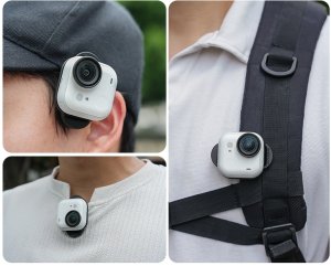 MAGNETYCZNY KLIPS UCHWYT MONTAŻ PIONOWO POZIOMY DO KAMERY INSTA360 GO ULTRA 10