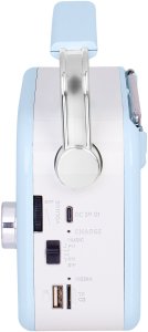 Radio Trevi RDA70BR04 USB Micro SD blue 4