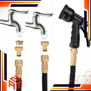 WĄŻ OGRODOWY ELASTYCZNY 22,5M WZMOCNIONY O673 7