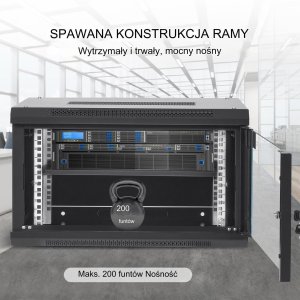 Szafa serwerowa wisząca 60x35x45cm 3