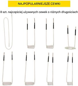 Zestaw cewek do podgrzewacza nagrzewnicy indukcyjnej 8szt do śrub nakrętek 8