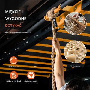 Profesjonalna Lina do Treningu i Wspinaczki 30,48 m 4