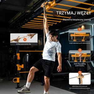 Profesjonalna Lina do Treningu i Wspinaczki 30,48 m 5