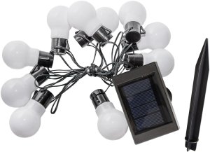 Girlanda Solarna ZORZA 10x Lampki Solarne Ogrodowe Wiszące 2