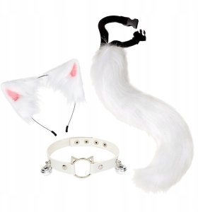 Futrzasty koci ogon na gumce 7