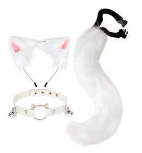 Futrzasty koci ogon na gumce 8