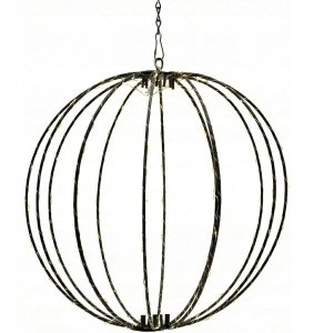 LAMPA SOLARNA WISZĄCA KULA 30CM 120 LED ZIMNY BIAŁY 2