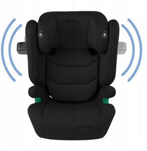 Fotelik samochodowy Monroe KIDWELL FOTELIK TENDO BLACK 100-150cm ISOFIX 3