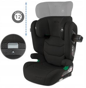 Fotelik samochodowy Monroe KIDWELL FOTELIK TENDO BLACK 100-150cm ISOFIX 4
