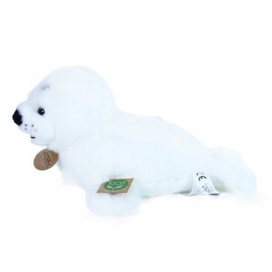 Rappa Pluszowa realistyczna maskotka Foka biała 25 cm 3