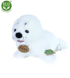 Rappa Pluszowa realistyczna maskotka Foka biała 25 cm 4