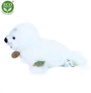 Rappa Pluszowa realistyczna maskotka Foka biała 25 cm 5