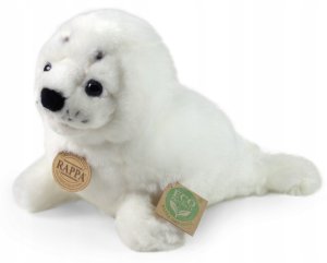 Rappa Pluszowa realistyczna maskotka Foka biała 25 cm 8