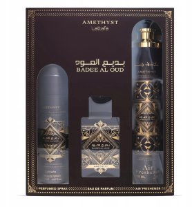 Bade'e Al Oud Amethyst Eau de Parfum 100ml + Deodorant Spray 200ml + Air Freshener 300ml 2