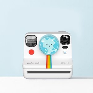LoveInstant Naklejka Dekoracyjna 3m Na Dekielek Do Aparatu Aparat Polaroid Now Now+ / Niebieska Plamka 7