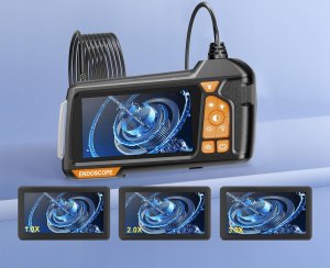 Kamera Inspekcyjna Endoskop Sztywny Elastyczny 2m Ekran Hd Ips 4.3” Ip67 / Az-m40-d 4