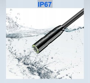 Kamera Inspekcyjna Endoskop Sztywny Elastyczny 2m Ekran Hd Ips 4.3” Ip67 / Az-m40-d 9