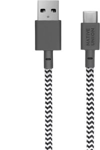 Native Union Belt Cable USB-A to USB-C 3m Zebra 5