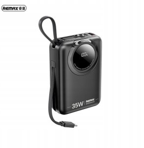 POWERBANK REMAX SCUBA SERIES 20000mAh RPP-73 35W WITH CABLES BLACK 7