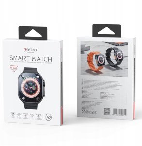 Yesido IO24 Smartwatch BT5.0 +NFC 200mAh IPX4 (w zestawie 2 paski) BLACK / CZARNY 2