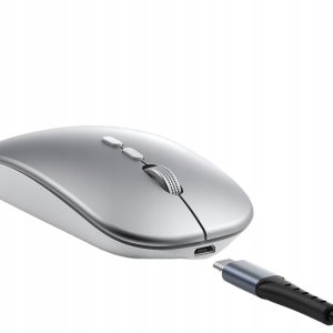 Mysz Genius Yesido Mysz Bezprzewodowa KB15 280mAh 2.4GHz Srebrny 2