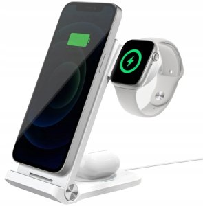 NILLKIN WIRELESS CHARGING PowerTrio 3w1 MFI, końcówka do Apple, MagSafe 2