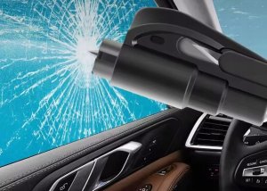 AKCESORIUM DO SAMOCHODU T-PHOX MŁOTEK DO SZYB + NÓŻ DO SZYB RED 6