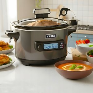TESLA SlowCook S900 Plus Wolnowar z sondą temperatury 11