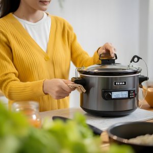 TESLA SlowCook S900 Plus Wolnowar z sondą temperatury 12