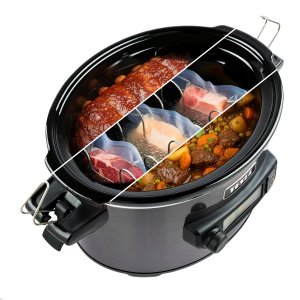 TESLA SlowCook S900 Plus Wolnowar z sondą temperatury 7