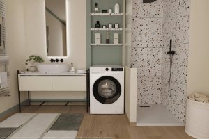 Candy Washing machine | GD 17SB7-S | Energy efficiency class A | Front loading | Washing capacity 7 kg | 1100 RPM | Depth 47 cm | Width 60 cm | Display | LED | Steam function | White 8