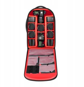 Plecak na aparat fotograficzny Neewer NW3300 (Czerwony) 2