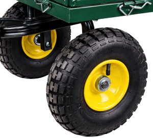 Wózek Ogrodowy Transportowy Składany Przyczepka Stalowa 200 kg 6