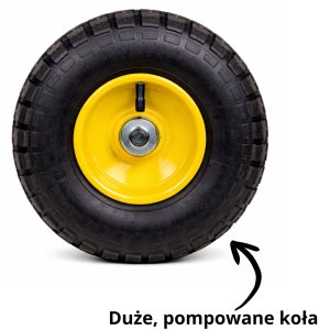 Wózek Ogrodowy Transportowy Składany Przyczepka Stalowa 200 kg 8